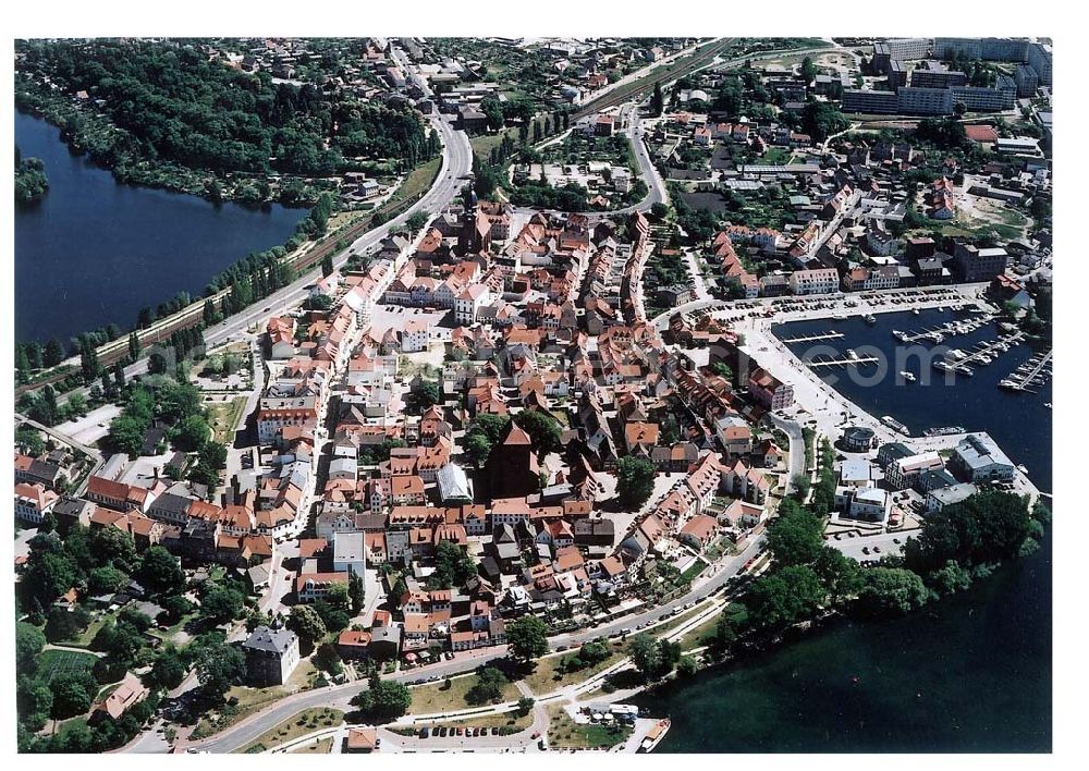 Aerial image Waren / Müritz - Waren an der Müritz.