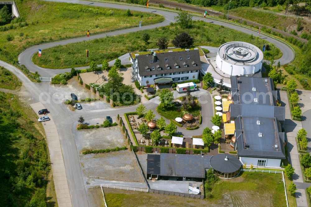 Warstein from above - View of the brewery Warstein in the state of North Rhine-Westphalia