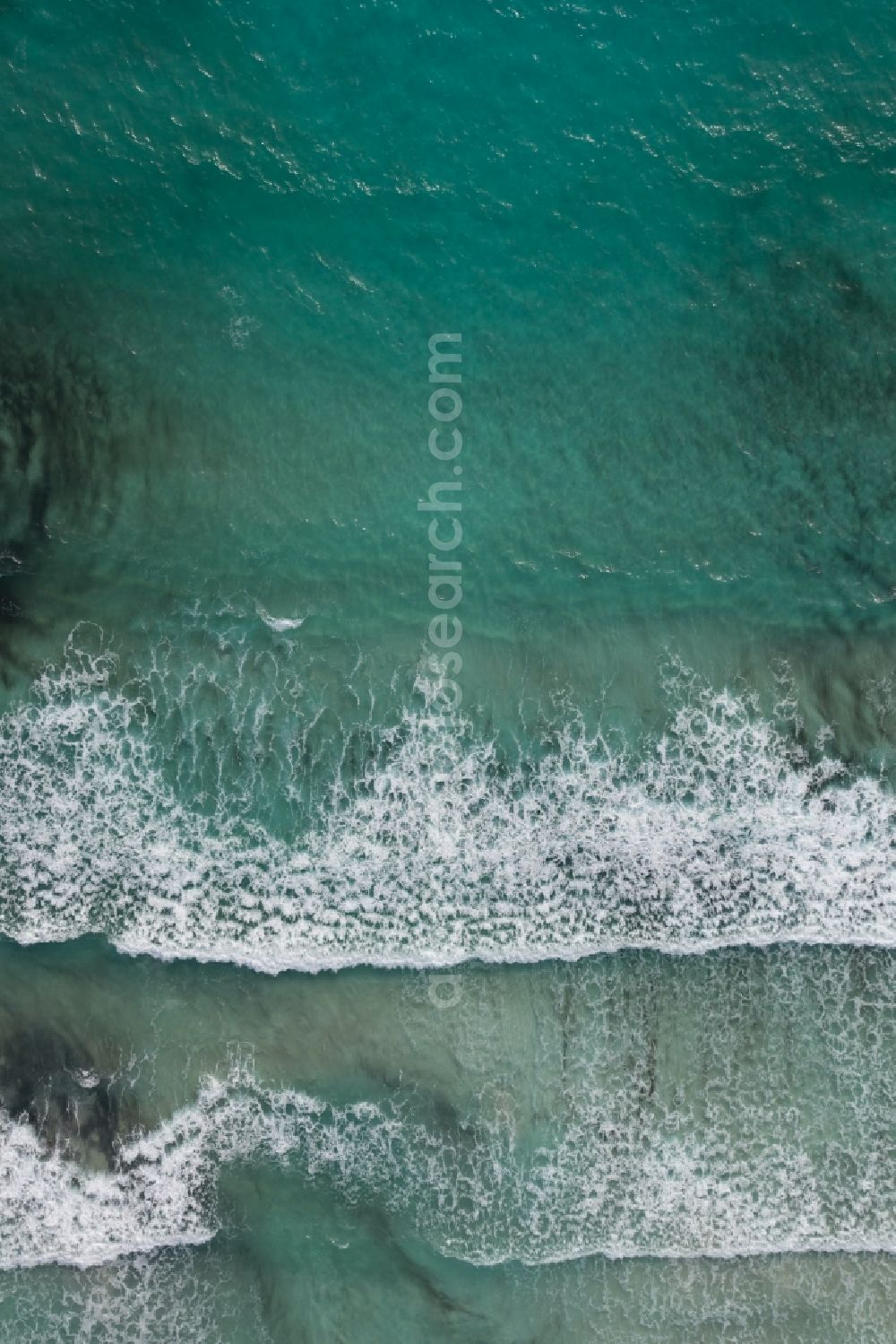 Aerial photograph Llucmajor - Water surface at the seaside of mediteran sea in Llucmajor in Balearic Islands, Spain