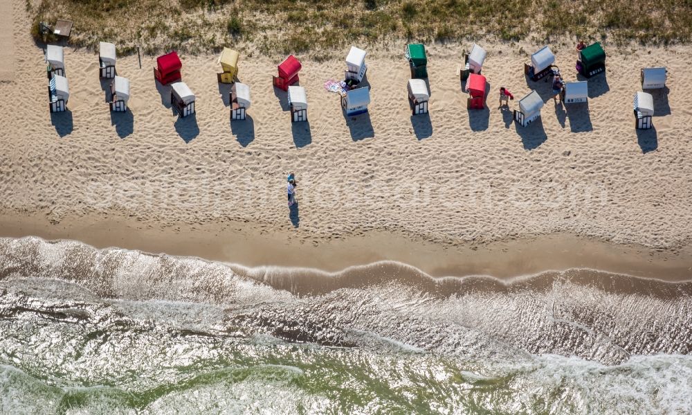 Gager from the bird's eye view: Water surface at the seaside the Baltic Sea in Gager in the state Mecklenburg - Western Pomerania