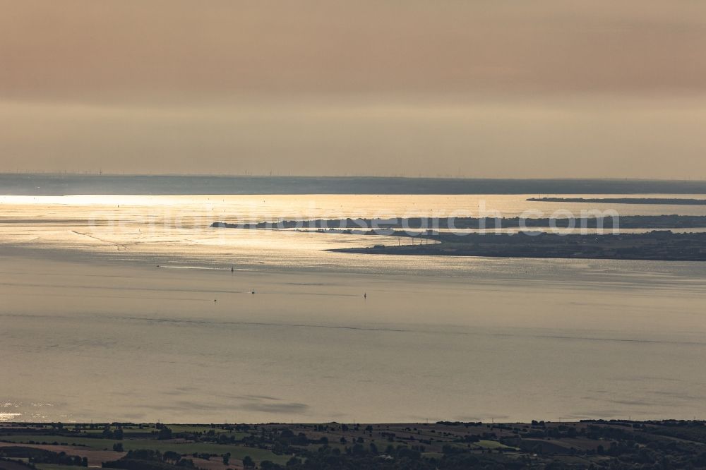 Aerial photograph Soby Ero - Water surface at the seaside of Baltic Sea in Soby Ero in Syddanmark, Denmark