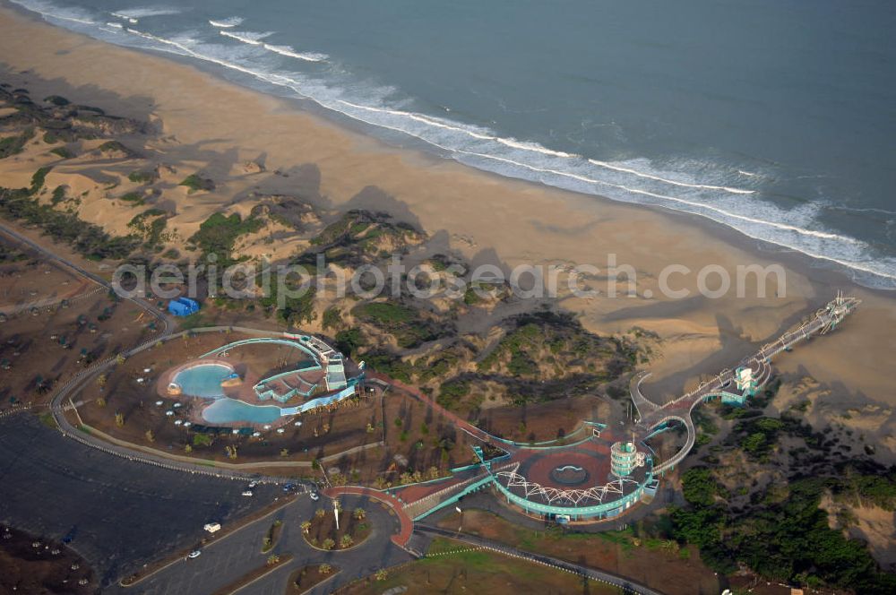 Aerial photograph Port Elizabeth - Waterpark near the Access Road in Port Elizabeth, which is one of the largest cities in South Africa, situated in the Eastern Cape Province