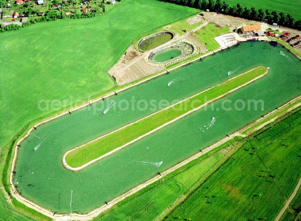 Großbeeren from above - Wasserskilift Großbeeren GmbH Herr Kabisch Tel.:033701/90873 Fax :033701/90874 Mail: info@wakeboarding-berlin.de Großbeeren 16.Mai 2002