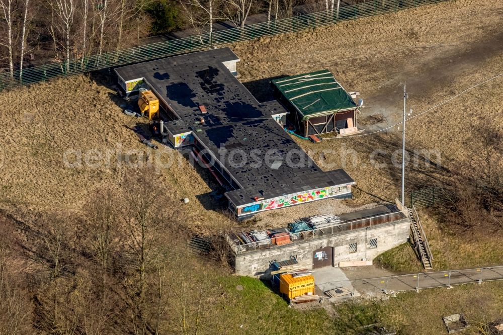 Witten from the bird's eye view: Water storage facility Egge in Witten in the state of North Rhine-Westphalia