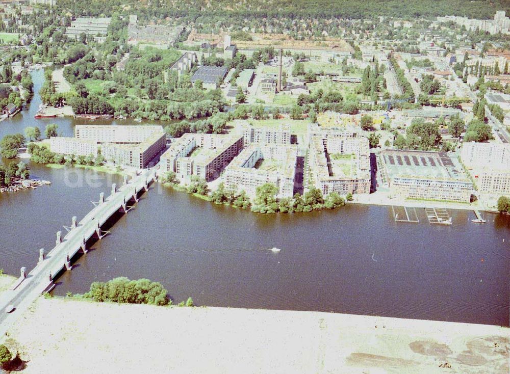 Aerial photograph Berlin - Spandau - Wasserstadt Oberhavel in Berlin - Spandau.