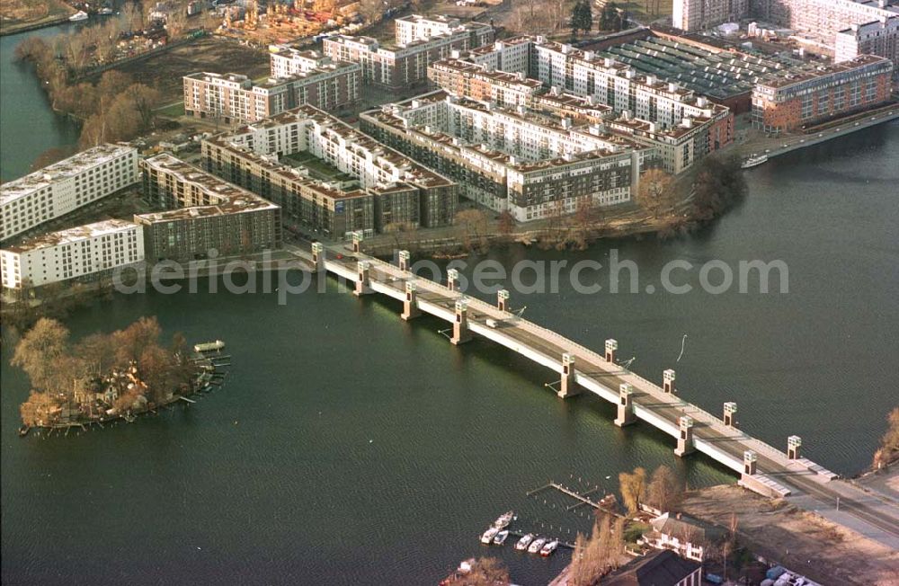 Aerial image Berlin - Spandau - Wasserstadt Oberhavel in Berlin - Spandau.