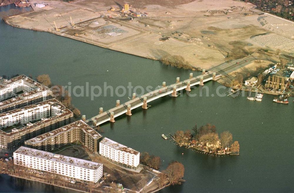 Berlin - Spandau from above - Wasserstadt Oberhavel in Berlin - Spandau.