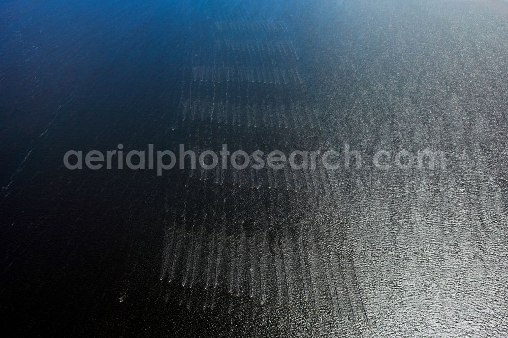 Wilhelmshaven from the bird's eye view: View of water structures near Wilhelmshaven in the state Lower Saxony