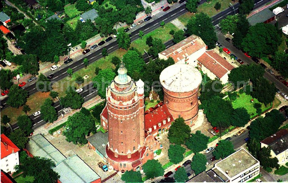 Aerial image Berlin-Spandau - Wassertum am Spandauer Damm