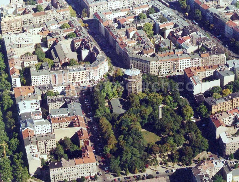 Berlin-Prenzlauer Berg from the bird's eye view: 