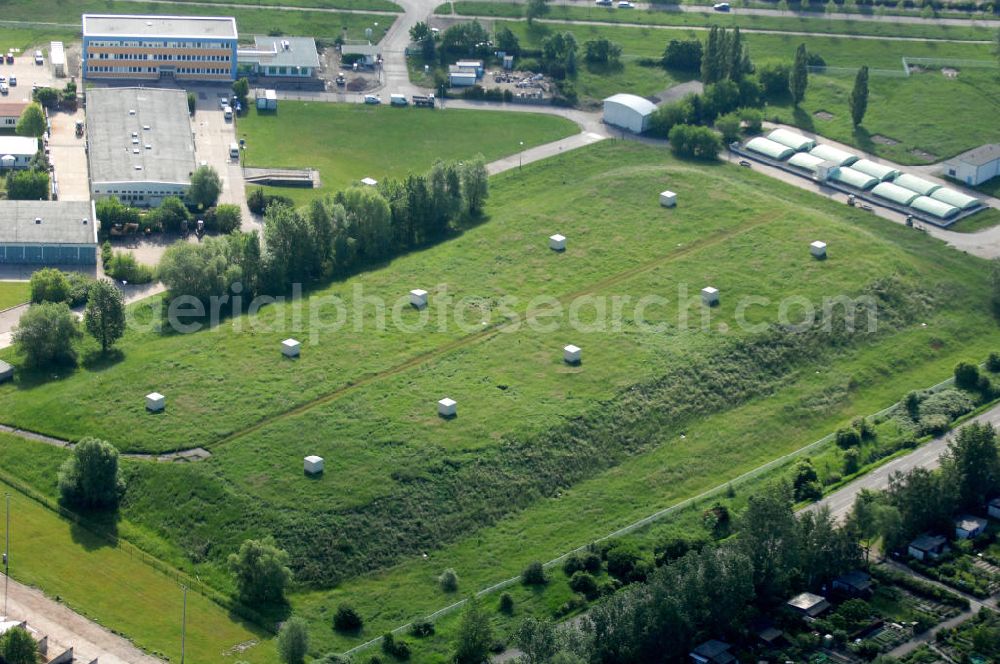 Aerial image Halle / Saale - Waterworks company grounds in Halle / Saale in Saxony-Anhalt