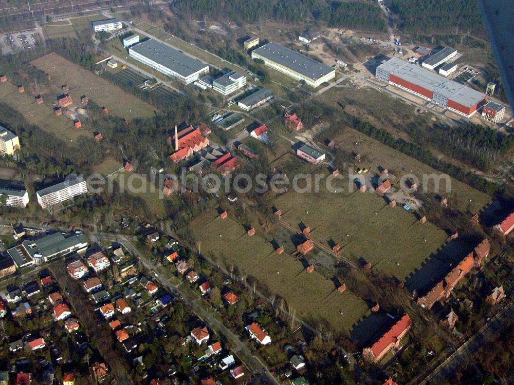 Aerial photograph Berlin - 07.02.2005 Wasserwerk Müggelheim in Berlin-Köpenick am Müggelsee.