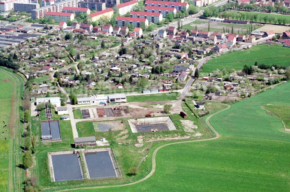 Aerial photograph Finsterwalde - 04.05.1995 Wasserwerk Stadtwerke Finsterwalde