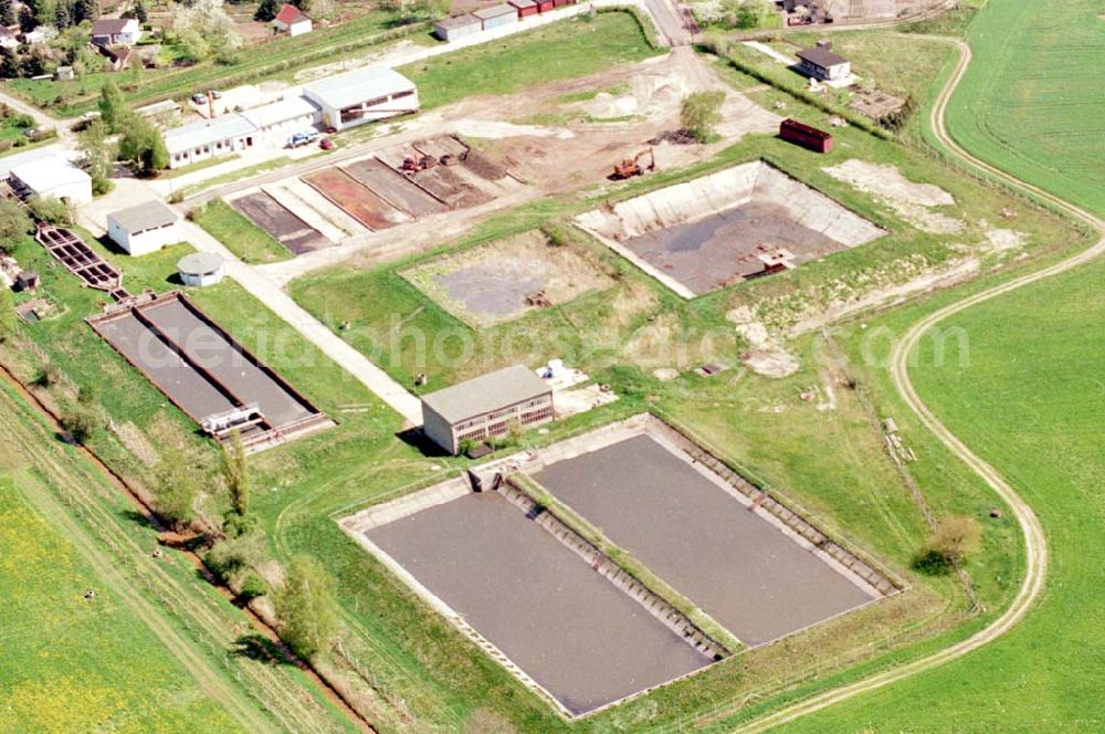 Aerial image Finsterwalde - 04.05.1995 Wasserwerk Stadtwerke Finsterwalde