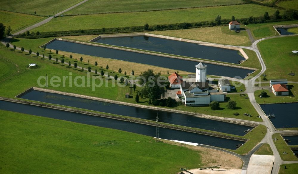 Aerial photograph Fröndenberg / Ruhr - Waterworks Stadtwerke Hamm GmbH in Fröndenberg / Ruhr in North Rhine-Westphalia