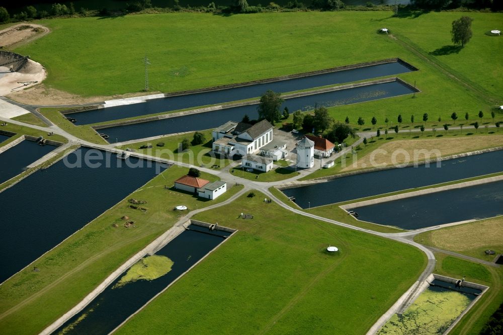 Aerial image Fröndenberg / Ruhr - Waterworks Stadtwerke Hamm GmbH in Fröndenberg / Ruhr in North Rhine-Westphalia