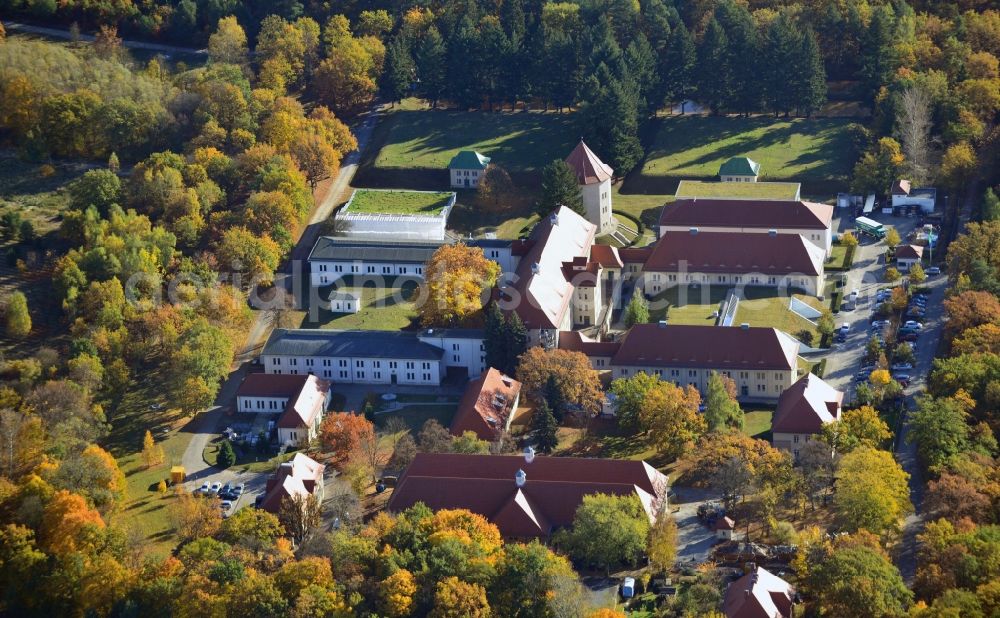 Aerial image Berlin - View of the waterworks Wuhlheide in Berlin. It is one of the eldest and most important waterworks of Berlin