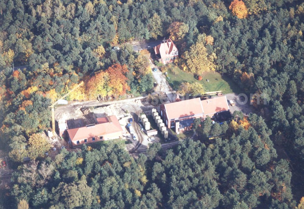 Aerial photograph Forst / Lausitz - BRB - Wasserwerke der Forster Stadtwerke im Ortteil Keule.