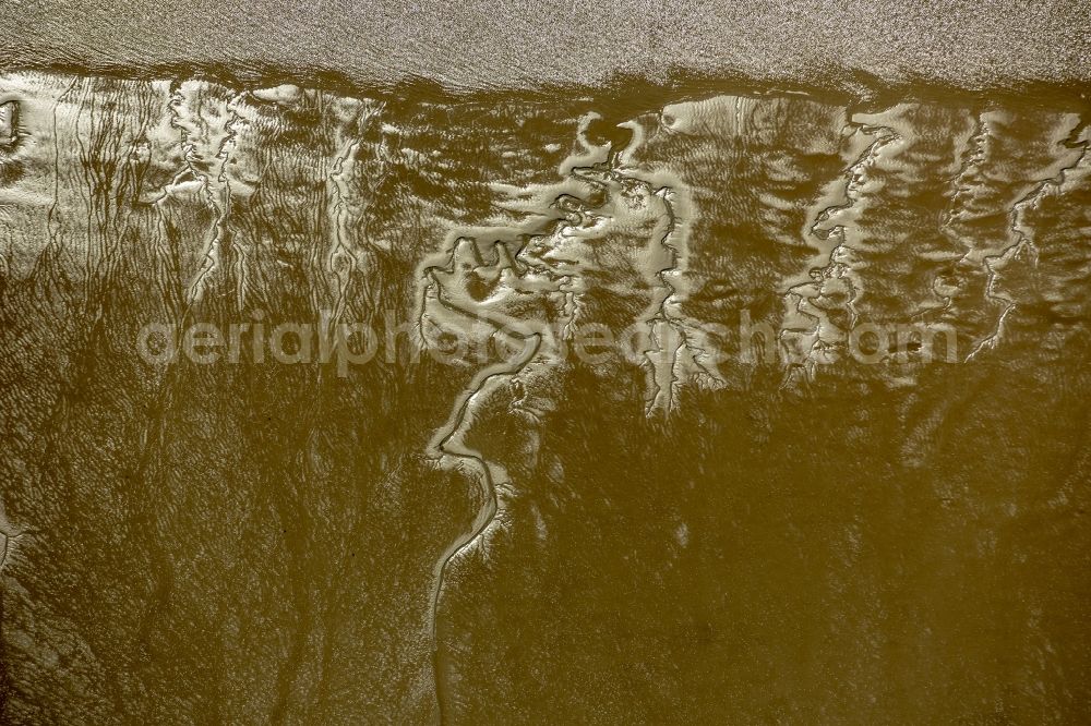 Aerial image Wedel - Wadden Sea - like sand nourishments on the banks of the Elbe near Wedel in Schleswig-Holstein