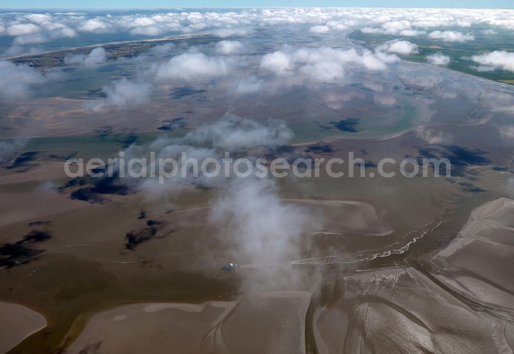 Juist from the bird's eye view: Juist is one of the seven inhabited East Frisian Islands at the edge of the Lower Saxon Wadden Sea in the southern North Sea