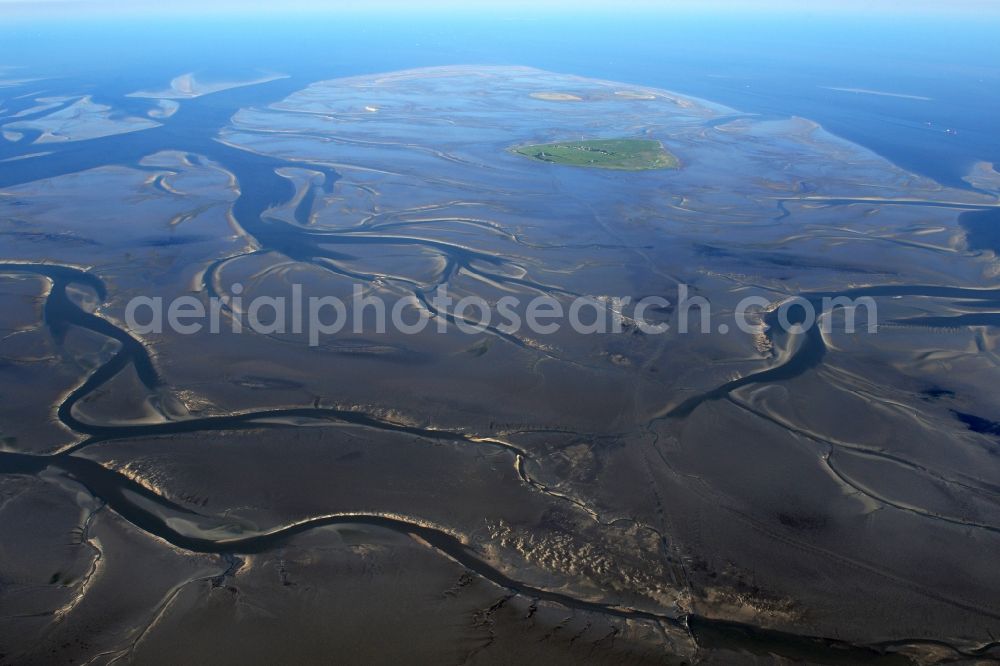 Aerial photograph Cuxhaven - Wadden Sea of North Sea Coast near Cuxhaven in the state Lower Saxony