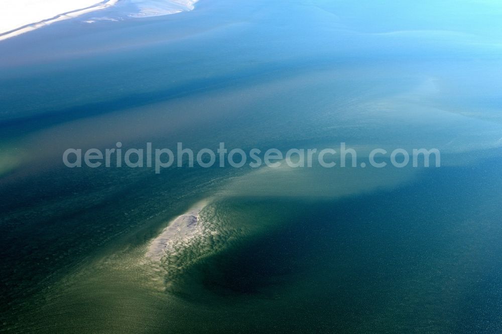 Aerial image Cuxhaven - Wadden Sea of North Sea Coast near Cuxhaven in the state Lower Saxony