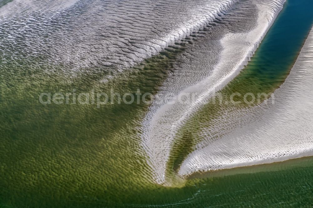 Aerial photograph Cuxhaven - Wadden Sea of North Sea Coast near Cuxhaven in the state Lower Saxony