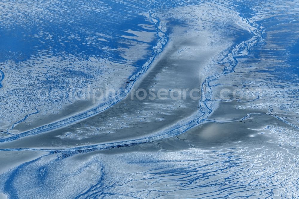 Hedwigenkoog from above - Wadden Sea of North Sea Coast von Buesum in Hedwigenkoog in the state Schleswig-Holstein, Germany