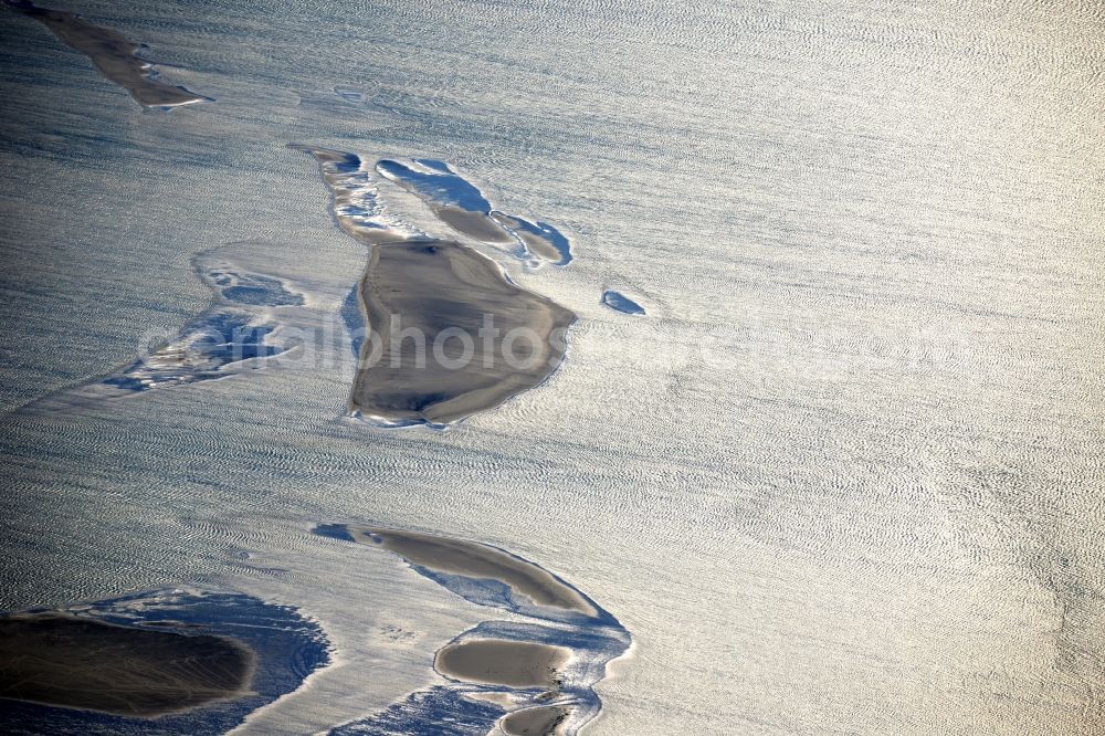 Aerial image Buren - Wadden Sea of North Sea Coast in Buren in Friesland, Netherlands