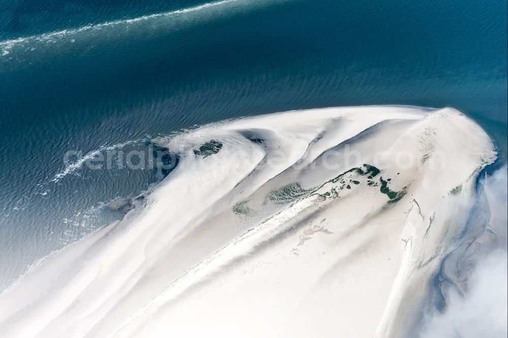 Aerial photograph Pellworm - Wadden Sea of North Sea Coast in Pellworm in the state Schleswig-Holstein