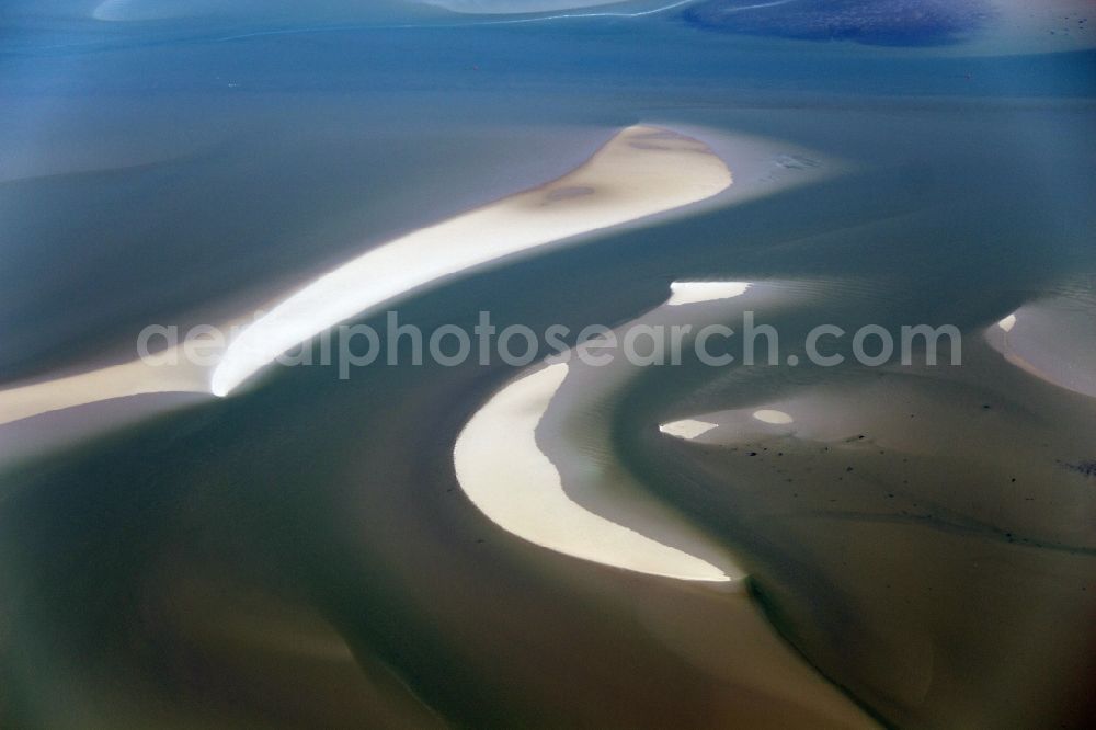 Aerial image Terschelling - Mudflats off the island of Terschelling in the Netherlands