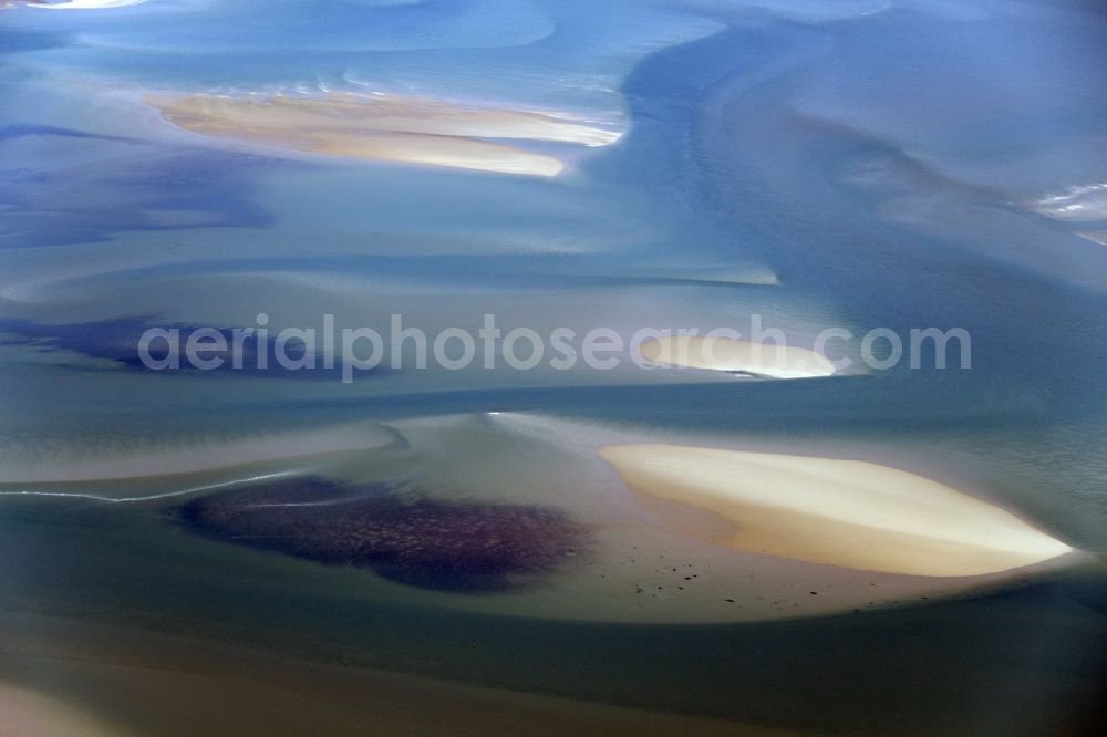 Aerial photograph Terschelling - Mudflats off the island of Terschelling in the Netherlands