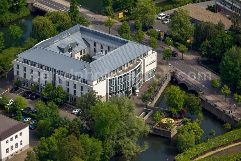 Aerial image Lippstadt - View of the Welcome Hotel in Lippstadt in the state North Rhine-Westphalia