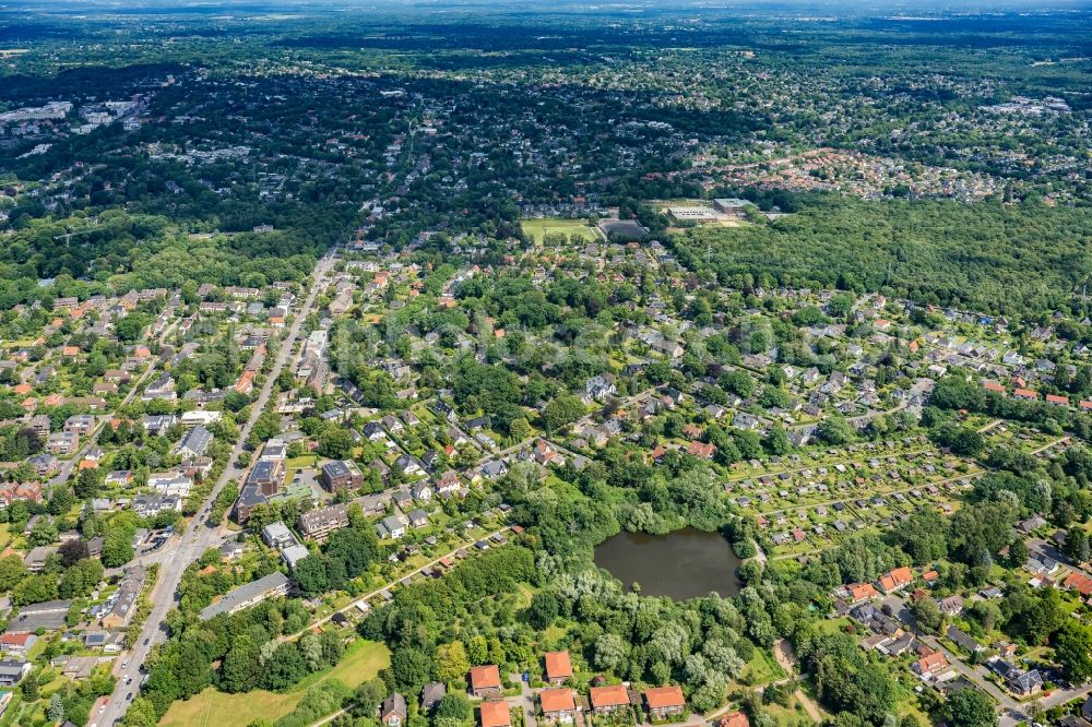 Aerial photograph Hamburg - Wellingsbuettel district in Hamburg, Germany