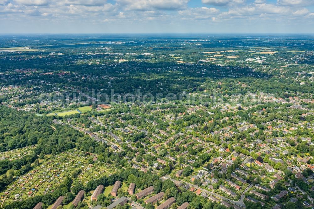 Aerial image Hamburg - Wellingsbuettel district in Hamburg, Germany