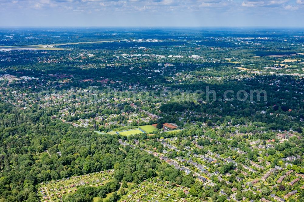 Aerial image Hamburg - Wellingsbuettel district in Hamburg, Germany