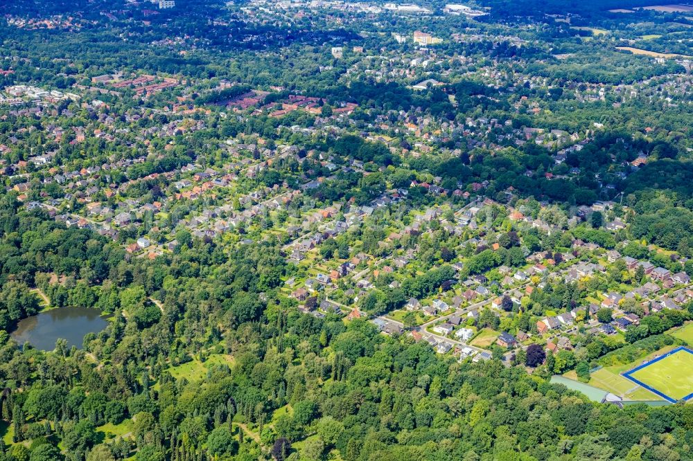 Aerial photograph Hamburg - Wellingsbuettel district in Hamburg, Germany