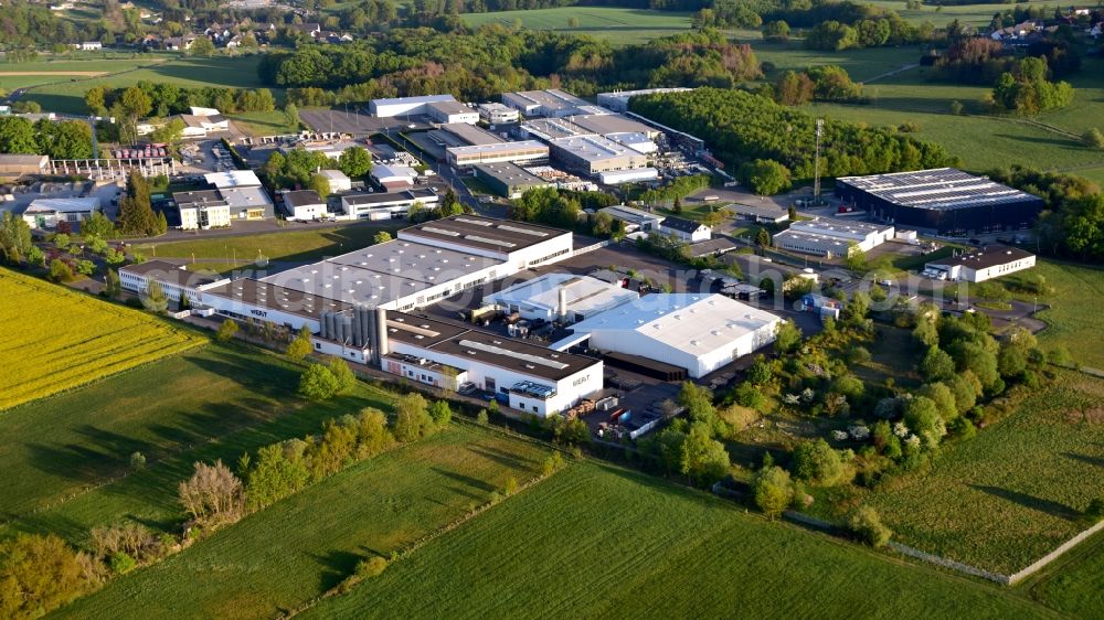 Buchholz from the bird's eye view: WERIT Kunststoffwerke W. Schneider GmbH & Co. KG in Buchholz in the state Rhineland-Palatinate, Germany