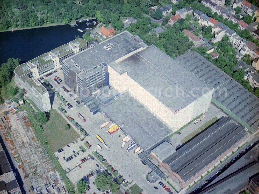 Aerial photograph Berlin - Reinickendorf - Werk der HERLITZ-AG am Borsigturm in Berlin-Reinickendorf.