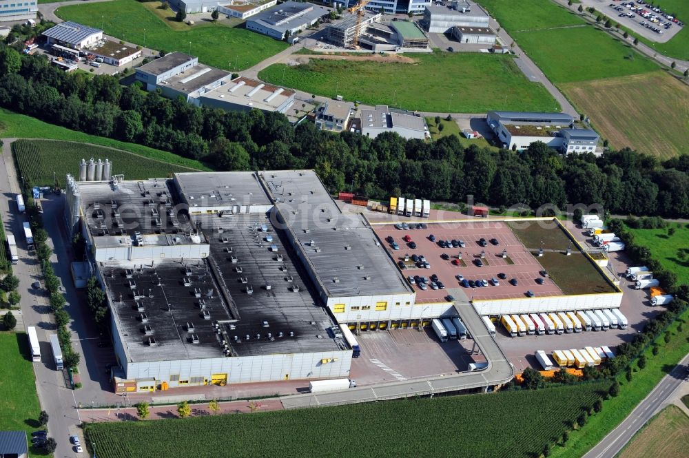 Aerial photograph Bietigheim-Bissingen - View of factory of Lieken Brot- und backwaren GmbH in Bietigheim-Bissingen in Baden-Wuerttemberg