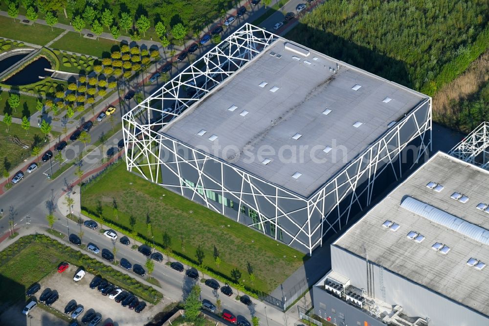 Bremen from above - Building and production halls on the premises of MT Aerospace in Bremen, Germany