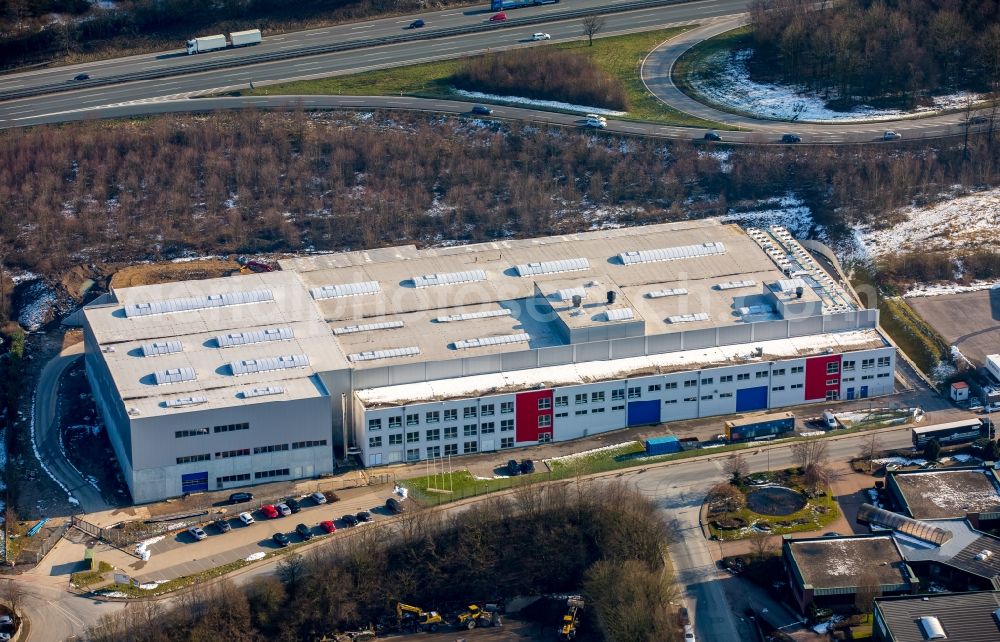 Aerial photograph Sprockhövel - Building and production halls on the premises of WKW Faulenbach Automotive Hasslinghausen in Sprockhoevel in the state North Rhine-Westphalia