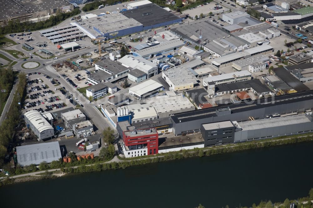 Aerial image Wels - Building and production halls on the premises of Avenarius-Agro GmbH on Industriestrasse in Wels in Oberoesterreich, Austria