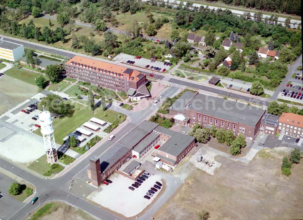 Aerial photograph Schwarzheide / BRB - Werksgelände der BASF - Schwarzheide