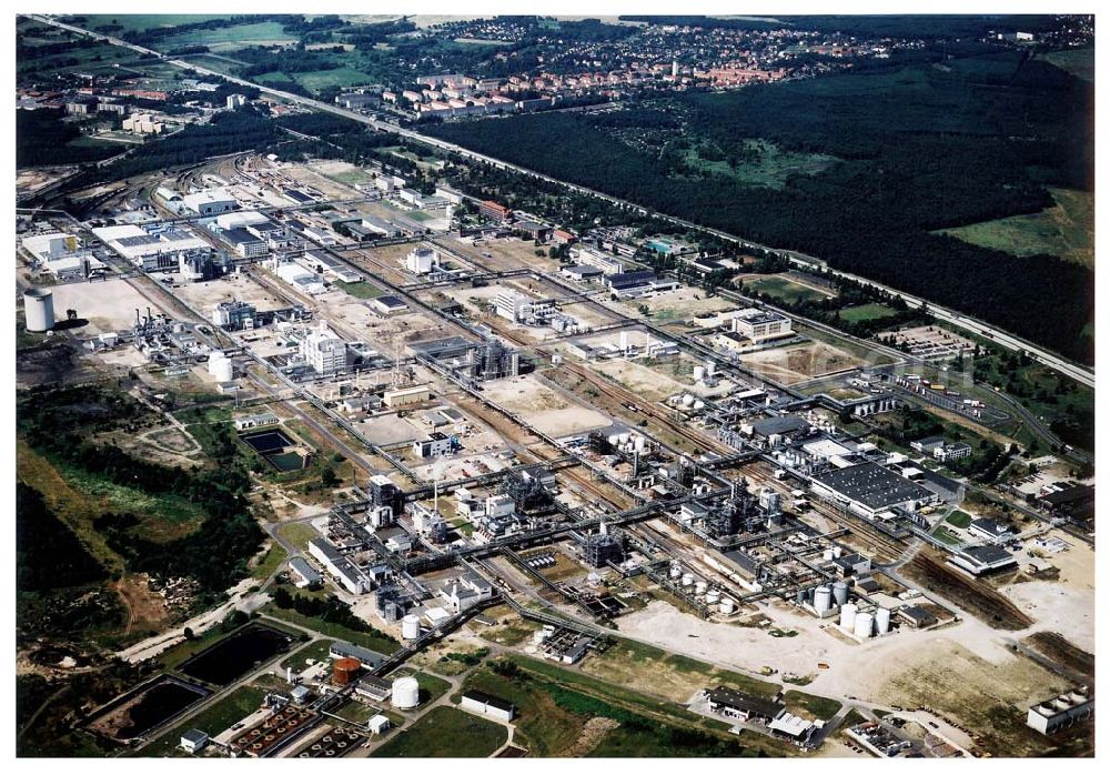 Aerial image Schwarzheide / BRB - Werksgelände der BASF - Schwarzheide