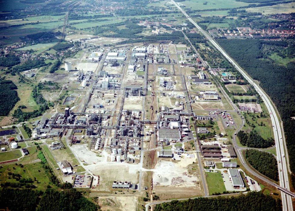 Aerial photograph Schwarzheide / BRB - Werksgelände der BASF - Schwarzheide