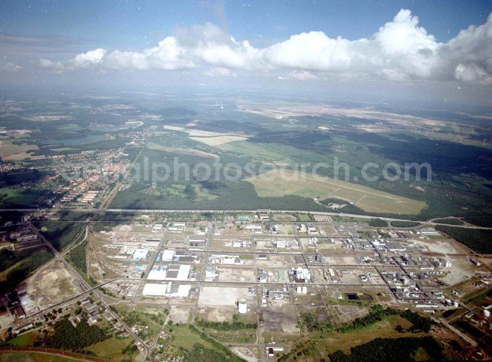 Aerial image Schwarzheide / BRB - Werksgelände der BASF - Schwarzheide