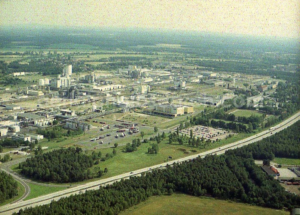 Aerial image Schwarzheide / Brandenburg - Werksgelände der BASF AG in Schwarzheide