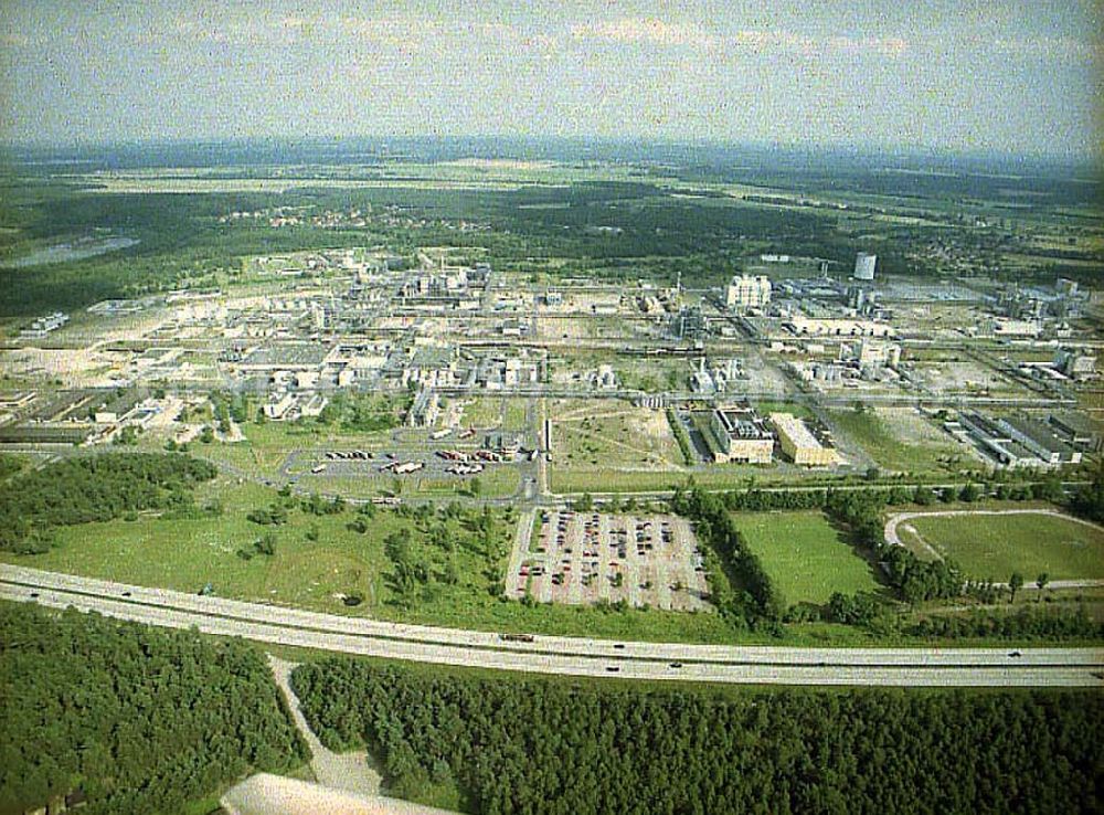 Aerial image Schwarzheide / Brandenburg - Werksgelände der BASF AG in Schwarzheide