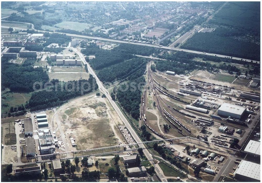 Aerial photograph Schwarzheide / Brandenburg - 